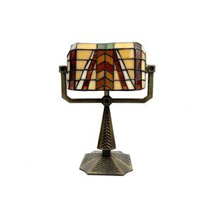 Stained Glass TeaLight / Candle Holder Lamp Unique Beautiful Decor